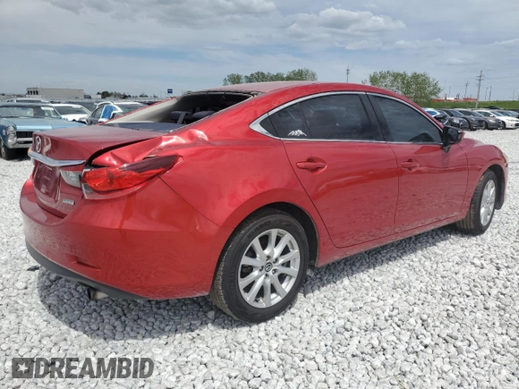 2014 Mazda 6 i Sport with VIN JM1GJ1U68E1157311, listed as a Copart auction lot 50371425 with 211,057 mi miles and Salvage Title. Bid and sale history available at DreamBid. Image 3.