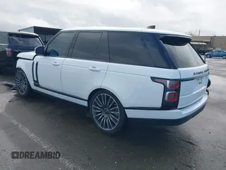 2022 Land Rover Range Rover Westminster z VIN SALGS2RU0NA464488, wystawiony jako IAAI lot #41808857 z przebiegiem 46 031 mil mil oraz . Historia ofert i sprzedaży dostępna na DreamBid. Obrazek 3.