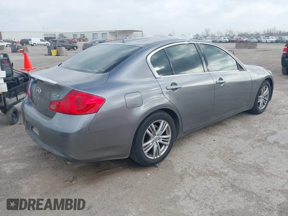 2012 Infiniti G37 Journey with VIN JN1CV6AP0CM620084, listed as a IAAI auction lot 41785352 with 108,836 mi miles. Bid and sale history available at carsss.com. Image 4.
