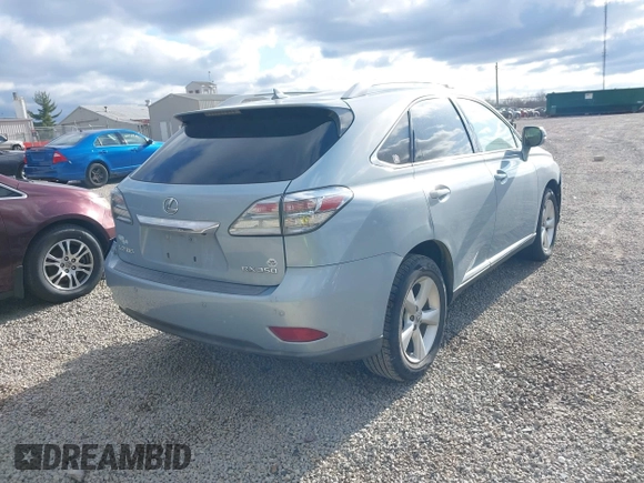 2010 Lexus RX 350 with VIN 2T2BK1BA0AC023537, listed as a IAAI auction lot 42045014 with 226,520 mi miles. Bid and sale history available at carsss.com. Image 4.