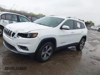 2019 Jeep Cherokee Limited with VIN 1C4PJMDN9KD173231, listed as a IAAI auction lot 41834562 with 133,777 mi miles. Bid and sale history available at carsss.com. Image 2.