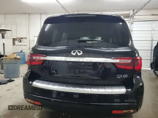 2020 Infiniti QX80 LUXE with VIN JN8AZ2NF5L9702550, listed as a Copart auction lot 72416774 with 101,864 mi miles and Salvage Title. Bid and sale history available at carsss.com. Image 6.