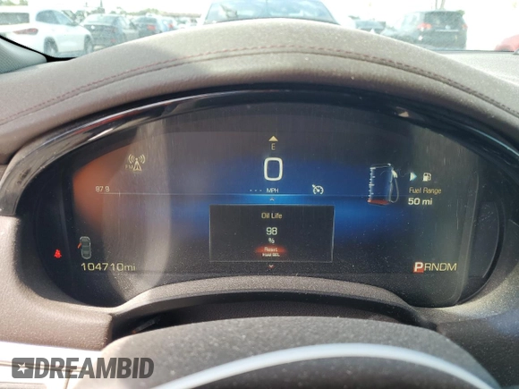 2014 Cadillac XTS Premium with VIN 2G61P5S36E9305491, listed as a Copart auction lot 44404425 with 104,710 mi miles and Salvage Title. Bid and sale history available at DreamBid. Image 9.