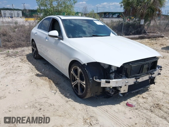 2024 Mercedes-Benz C 300 with VIN W1KAF4GB5RR233937, listed as a IAAI auction lot 41974579 with 2,956 mi miles and . Bid and sale history available at DreamBid. Image 1.