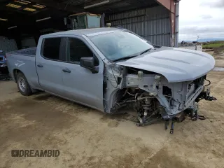 2024 Chevrolet Silverado 1500 with VIN 3GCPDAEK5RG164405, listed as a Copart auction lot 47142305 with 24,213 mi miles and Salvage Title. Bid and sale history available at DreamBid. Image 4.