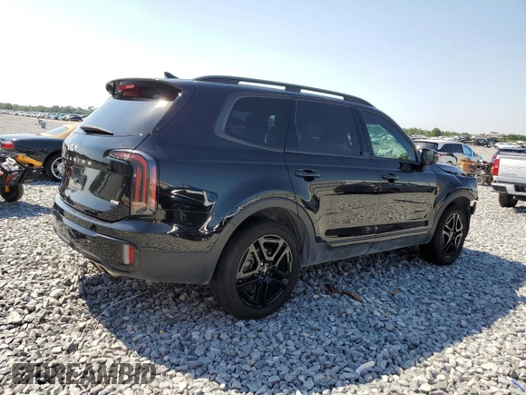 2024 Kia Telluride EX X-Line z VIN 5XYP3DGCXRG458892, wystawiony jako Copart lot #53250965 z przebiegiem Nie podano mil oraz Szkoda całkowita • Salvage title. Historia ofert i sprzedaży dostępna na DreamBid. Obrazek 3.