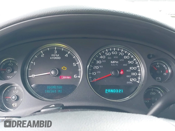 2007 Chevrolet Tahoe LTZ with VIN 1GNFK13047J373205, listed as a IAAI auction lot 41830747 with 182,361 mi miles and . Bid and sale history available at DreamBid. Image 7.