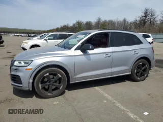 2019 Audi SQ5 Premium Plus with VIN WA1B4AFY2K2131402, listed as a Copart auction lot 54062965 with 32,639 mi miles and Salvage Title. Bid and sale history available at DreamBid. Image 1.