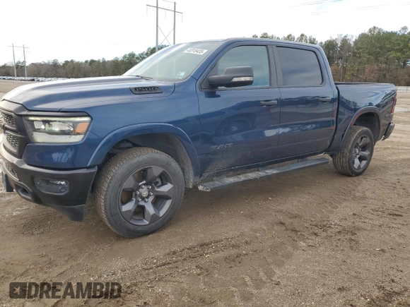 2020 Ram 1500 Big Horn with VIN 1C6SRFFT4LN409233, listed as a Copart auction lot 43318435 with 137,538 mi miles and Salvage Title. Bid and sale history available at carsss.com. Image 1.
