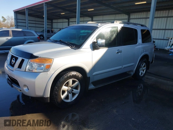 2011 Nissan Armada SV with VIN 5N1BA0ND1BN606068, listed as a IAAI auction lot 41222790 with 202,222 mi miles and . Bid and sale history available at DreamBid. Image 19.