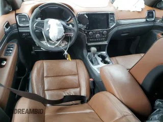 2020 Jeep Grand Cherokee Overland with VIN 1C4RJFCGXLC204095, listed as a Copart auction lot 43705155 with 34,569 mi miles and Non repairable. Bid and sale history available at DreamBid. Image 8.