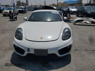 2015 Porsche Cayman with VIN WP0AA2A81FK160807, listed as a Copart auction lot 53611305 with 60,866 mi miles and Salvage Title. Bid and sale history available at DreamBid. Image 5.