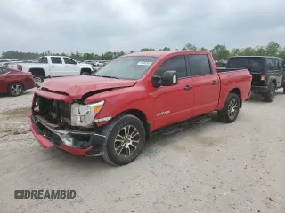 2022 Nissan Titan SV with VIN 1N6AA1EF1NN101656, listed as a Copart auction lot 51040365 with 45,586 mi miles and Salvage title. Bid and sale history available at DreamBid. Image 1.