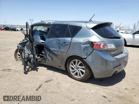 2012 Mazda 3 i Touring with VIN JM1BL1L81C1641003, listed as a Copart auction lot 62188105 with Not provided miles and Salvage title. Bid and sale history available at DreamBid. Image 2.