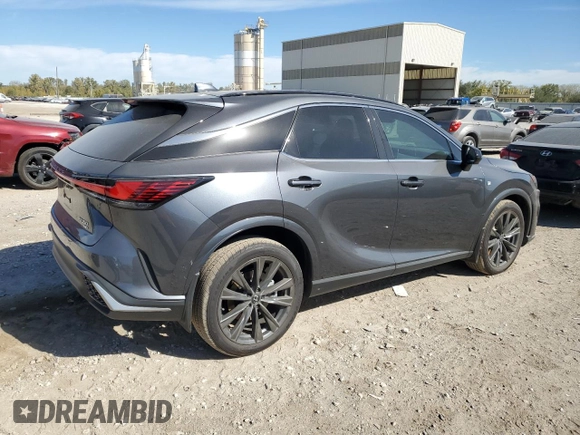 2024 Lexus RX with VIN 2T2BAMCA1RC046677, listed as a Copart auction lot 74885944 with 6,565 mi miles and Salvage Title. Bid and sale history available at carsss.com. Image 3.