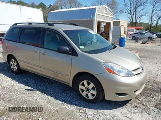 2009 Toyota Sienna CE with VIN 5TDZK23C99S235493, listed as a IAAI auction lot 41882341 with 279,000 mi miles. Bid and sale history available at carsss.com. Image 1.