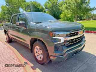 2025 Chevrolet Silverado 1500 LT z VIN 1GCUKDED8SZ171415, wystawiony jako Copart lot #61592605 z przebiegiem 1 866 mil mil oraz Czysty tytuł • Clean title. Historia ofert i sprzedaży dostępna na DreamBid. Obrazek 1.
