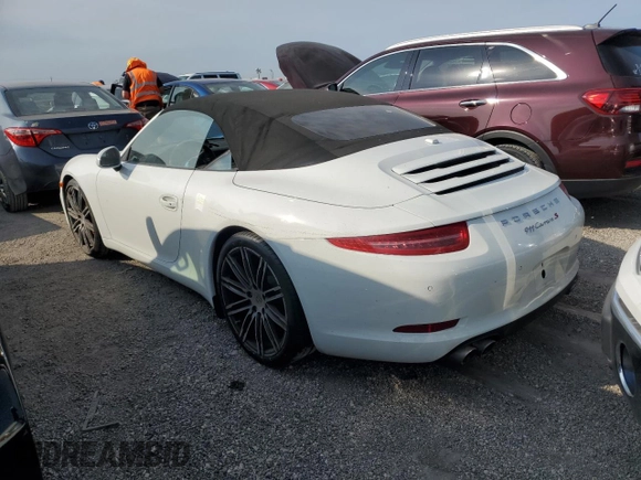 2015 Porsche 911 Carrera S with VIN WP0CB2A91FS155329, listed as a Copart auction lot 74730104 with 0 mi miles and Salvage Title. Bid and sale history available at carsss.com. Image 2.