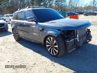 2018 Land Rover Range Rover Sport HSE with VIN SALWR2RK4JA190518, listed as a IAAI auction lot 41688005 with 74,839 mi miles. Bid and sale history available at carsss.com. Image 1.