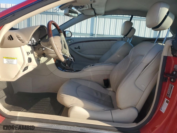 2006 Mercedes-Benz CLK-Class 5.0L with VIN WDBTK75G46T065994, listed as a Copart auction lot 87598525 with 65,703 mi miles and Salvage Title. Bid and sale history available at carsss.com. Image 7.