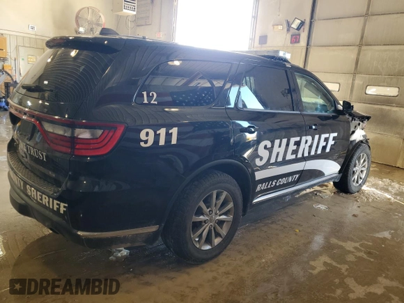 2018 Dodge Durango Special Service z VIN 1C4SDJFTXJC187820, wystawiony jako Copart lot #82829194 z przebiegiem 155 727 mil mil oraz Szkoda całkowita • Salvage title. Historia ofert i sprzedaży dostępna na DreamBid. Obrazek 3.