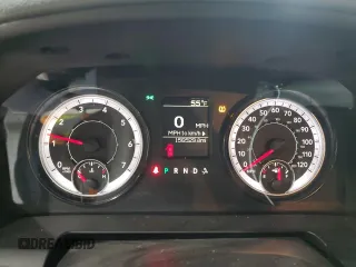 2018 Ram 1500 Express with VIN 1C6RR7FT9JS309082, listed as a Copart auction lot 47548215 with 156,529 mi miles and Salvage Title. Bid and sale history available at carsss.com. Image 9.