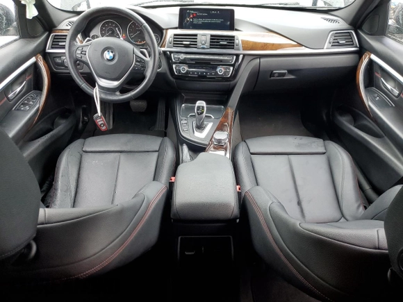 2016 BMW 3 Series 328i with VIN WBA8E9C54GK643818, listed as a Copart auction lot 49185345 with 124,775 mi miles and Salvage Title. Bid and sale history available at DreamBid. Image 8.