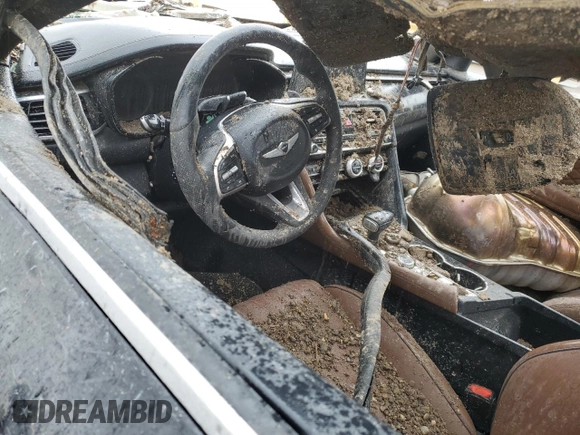 2021 Genesis G70 2.0T z VIN KMTG44LA6MU073548, wystawiony jako Copart lot #78271234 z przebiegiem Nie podano mil oraz Szkoda całkowita • Salvage title. Historia ofert i sprzedaży dostępna na DreamBid. Obrazek 8.