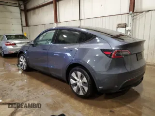 2023 Tesla Model Y Long Range with VIN 7SAYGDEE9PA143955, listed as a Copart auction lot 48114395 with 20,152 mi miles and Salvage Title. Bid and sale history available at DreamBid. Image 2.