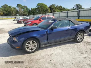 2010 Ford Mustang V6 with VIN 1ZVBP8EN5A5179046, listed as a Copart auction lot 50791365 with 104,588 mi miles and Salvage Title. Bid and sale history available at carsss.com. Image 1.