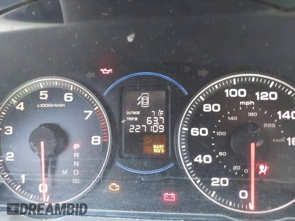 2005 Acura TSX z VIN JH4CL96845C020133, wystawiony jako IAAI lot #42313700 z przebiegiem 227 109 mil mil oraz . Historia ofert i sprzedaży dostępna na DreamBid. Obrazek 7.