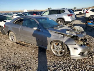 2003 Mercedes-Benz CLK-Class 5.0L with VIN WDBTJ75J23F047115, listed as a Copart auction lot 87011274 with 0 mi miles and Salvage Title. Bid and sale history available at carsss.com. Image 4.