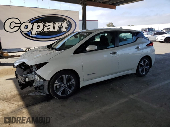 2018 Nissan LEAF SV с VIN 1N4AZ1CP4JC314622, выставлен на аукционе Copart как лот 53328835 с пробегом 39 596 миль миль и Списание • Salvage title. История ставок и продаж доступна на DreamBid. Изображение 1.
