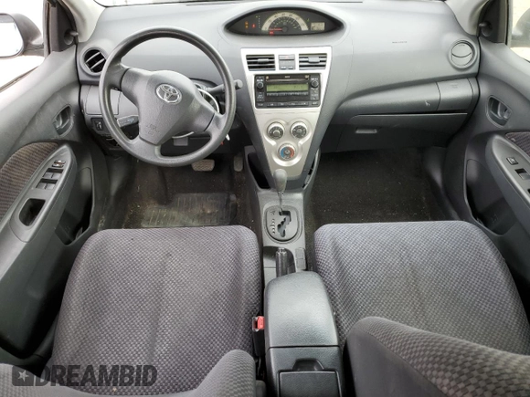 2008 Toyota Yaris with VIN JTDBT923184029555, listed as a Copart auction lot 50807755 with 98,072 mi miles and Salvage Title. Bid and sale history available at DreamBid. Image 8.