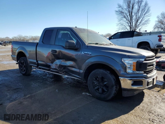 2018 Ford F-150 XL with VIN 1FTEX1CBXJFC15064, listed as a Copart auction lot 89269835 with 91,539 mi miles and Salvage Title. Bid and sale history available at carsss.com. Image 4.