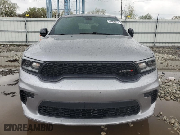 2021 Dodge Durango GT Plus with VIN 1C4RDJDG1MC611409, listed as a Copart auction lot 55362375 with 58,846 mi miles and Salvage title. Bid and sale history available at DreamBid. Image 5.