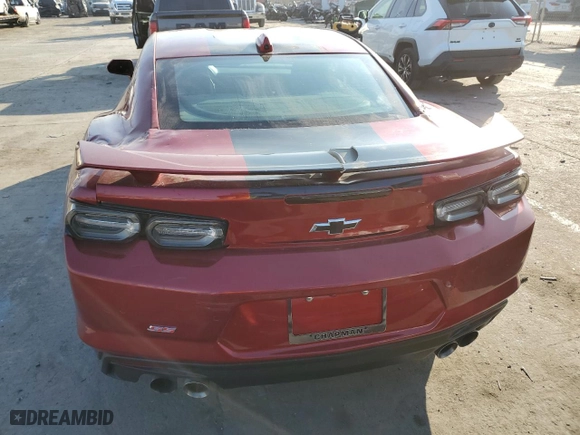 2022 Chevrolet Camaro 2SS with VIN 1G1FH1R76N0106798, listed as a Copart auction lot 89159695 with 38,673 mi miles and Salvage Title. Bid and sale history available at carsss.com. Image 6.