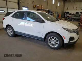 2023 Chevrolet Equinox LS with VIN 3GNAX5EG6PL259311, listed as a Copart auction lot 56166545 with 48,928 mi miles and Salvage title. Bid and sale history available at DreamBid. Image 4.