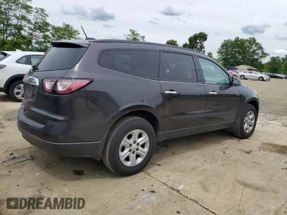 2017 Chevrolet Traverse LS with VIN 1GNKVFED6HJ239185, listed as a Copart auction lot 57571955 with 191,673 mi miles and Clean title. Bid and sale history available at DreamBid. Image 3.