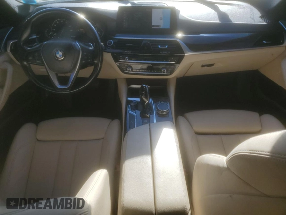 2017 BMW 5 Series 530i xDrive with VIN WBAJA7C31HG905931, listed as a Copart auction lot 50014175 with 107,630 mi miles and Salvage Title. Bid and sale history available at carsss.com. Image 8.