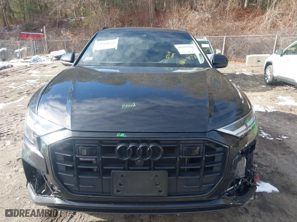 2022 Audi Q8 Premium Plus with VIN WA1EVBF1XND033147, listed as a IAAI auction lot 41197522 with 50,512 mi miles. Bid and sale history available at carsss.com. Image 12.