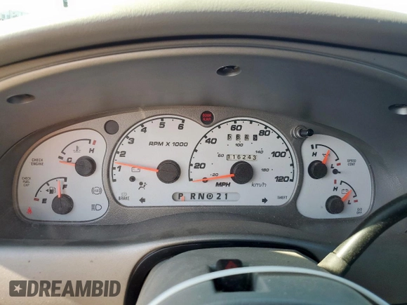 2003 Ford Explorer Sport Trac XLS with VIN 1FMZU67E93UC37157, listed as a Copart auction lot 56023115 with 116,243 mi miles and Salvage title. Bid and sale history available at DreamBid. Image 9.