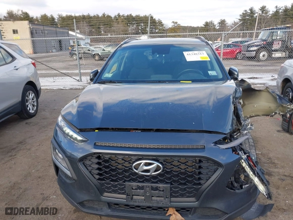 2021 Hyundai Kona SEL with VIN KM8K22AA1MU661195, listed as a IAAI auction lot 41348313 with 46,236 mi miles. Bid and sale history available at carsss.com. Image 12.