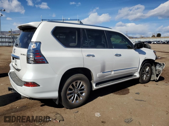 2017 Lexus GX 460 with VIN JTJJM7FX6H5151958, listed as a Copart auction lot 45040695 with 48,141 mi miles and Salvage title. Bid and sale history available at DreamBid. Image 3.