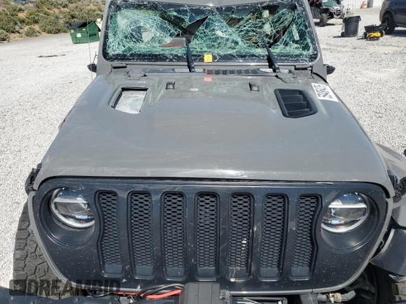 2020 Jeep Wrangler Unlimited Rubicon with VIN 1C4HJXFG4LW334160, listed as a Copart auction lot 59486435 with Not provided miles and Salvage title. Bid and sale history available at DreamBid. Image 11.