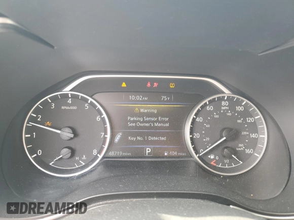 2018 Nissan Maxima SV with VIN 1N4AA6AP4JC367974, listed as a Copart auction lot 59281855 with 48,719 mi miles and Salvage title. Bid and sale history available at DreamBid. Image 9.