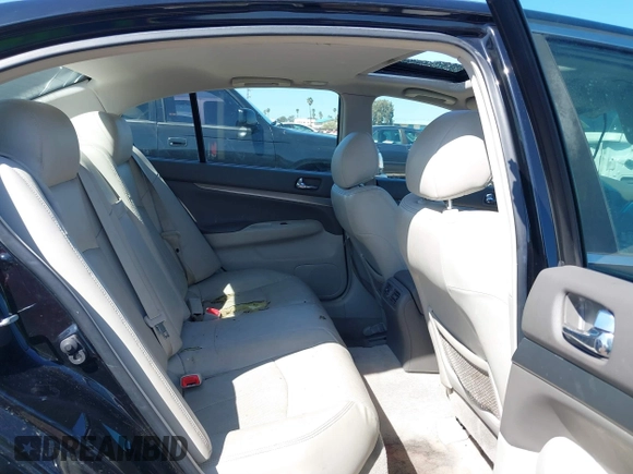 2010 Infiniti G37 x with VIN JN1CV6AR3AM455260, listed as a IAAI auction lot 41846206 with 124,725 mi miles. Bid and sale history available at carsss.com. Image 8.