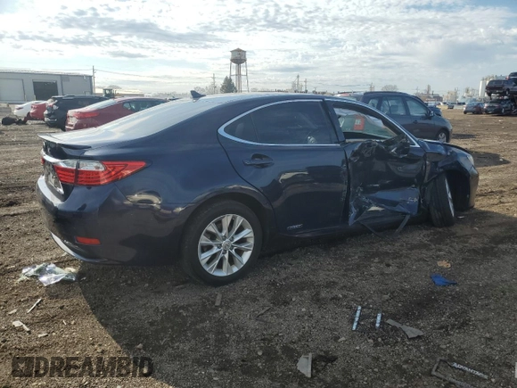 2013 Lexus ES 300h with VIN JTHBW1GG9D2023205, listed as a Copart auction lot 53585885 with 153,684 mi miles and Salvage title. Bid and sale history available at DreamBid. Image 3.