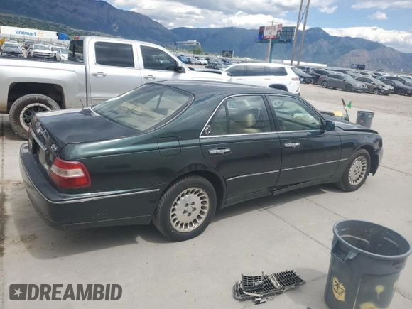 1999 Infiniti Q45 z VIN JNKBY31A6XM600579, wystawiony jako Copart lot #57683075 z przebiegiem 215 415 mil mil oraz Szkoda całkowita • Salvage title. Historia ofert i sprzedaży dostępna na DreamBid. Obrazek 3.