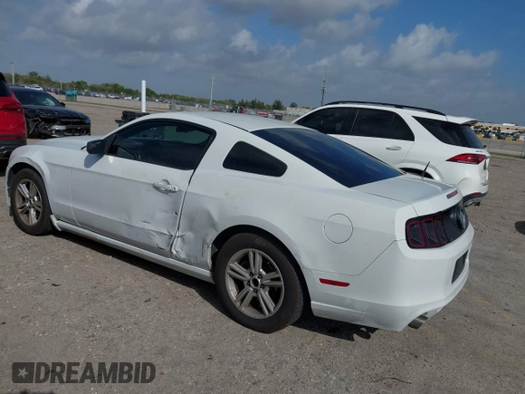 2014 Ford Mustang V6 with VIN 1ZVBP8AM1E5231243, listed as a IAAI auction lot 41730357 with 211,508 mi miles. Bid and sale history available at carsss.com. Image 3.